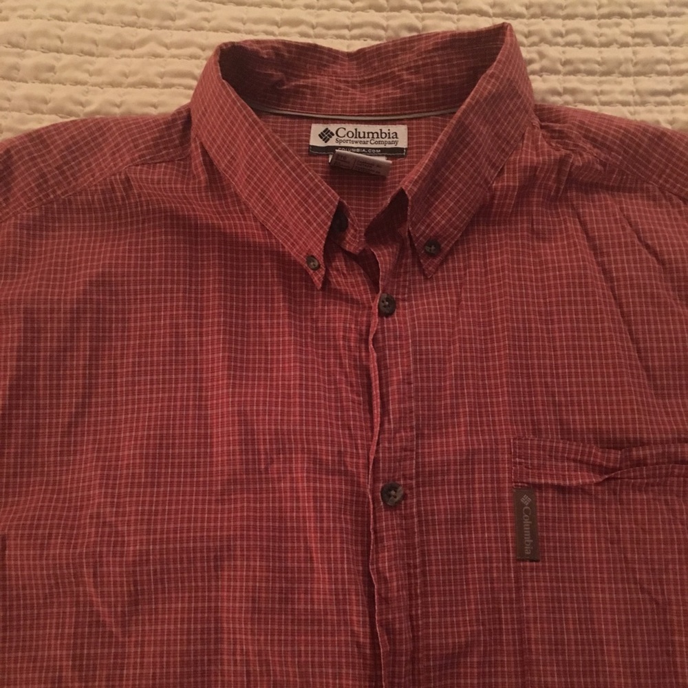 Columbia Sportsware casual short sleeve shirt XXL